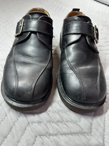 VTG Dr Martens 8360 Black Buckle Oxford UK 6 EU 39 USM 7 USL 8 Made in England - Picture 1 of 10