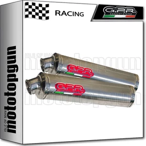 GPR 2 TUBO DE ESCAPE RACE ROUND ACERO DUCATI MONSTER S2R 2004 04 2005 05 2006 06 - Imagen 1 de 2