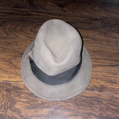Vintage Royal Stetson Fedora Hat in Caribou Size 7  Grey Gray - Image 1 of 4
