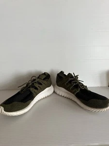 Adidas Herren schwarz grün Originals Tubular Nova Turnschuhe S80111 US Größe 11 - Bild 1 von 9