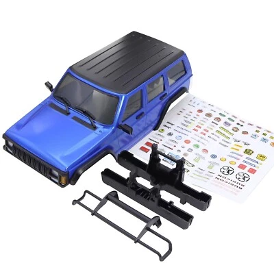 ABS Cherokee Body W/ Bumpers& Stickers Kit for 1/18 RC TRX4M Bronco Defender DIY - Image 1 of 4