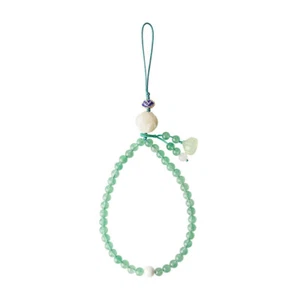 Erdbeerkristall -Mobiltelefon -Hangkette Handschlaufe Für Lanyard - Zdjęcie 1 z 12
