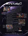 Mortal Kombat 3 Arcade Game Flyer 1995 Vidéo Originale MK3 Arts Martiaux Rétro