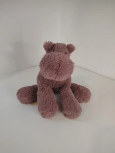 Jellycat Huggady Nilpferd Plüschpuppe Stofftier lila 11 Zoll nicht mehr produziert selten - Bild 1 von 5