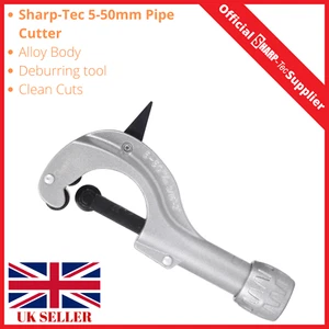 Sharp-Tec 5-50mm Heavy Duty Pipe Cutter | Aluminum Copper Plastic Pvc Pipes - Picture 1 of 1