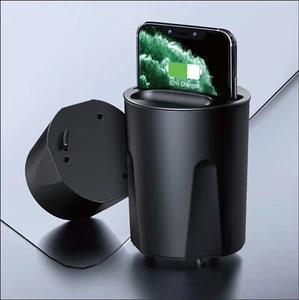 Cupholder Ladegerät Induktion für Becherhalter USB Auto Kfz Wireless Charger* - Bild 1 von 6