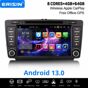 8" Android 13 Carplay Autoradio GPS Für Skoda Octavia Superb Yeti Rapid Roomster - Bild 1 von 22