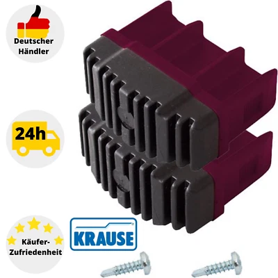 Fußstopfen 64 x 25 mm Krause 201270 2 Stk. für CORDA Sprossenleitern Kappen - Bild 1 von 4