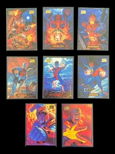 1994 MARVEL MEISTERWERKE 8 KARTEN | NIGHTCRAWLER + NEBEL + IRON MAN + MEHR - Bild 1 von 13