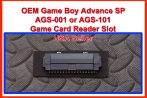 FABRICANTE DE EQUIPOS ORIGINALES Nintendo Game Boy Advance SP GBA SP Placa madre Lector de tarjetas de juego Ranura - Imagen 1 de 1