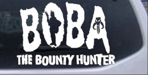 Star Wars Boba Fett The Bounty Hunter Car or Truck Window Laptop Decal Sticker - Picture 1 of 32