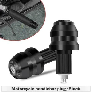 7/8'' Motorcycle Handlebar Grips Handle Bar End Cap Plugs Slider CNC Aluminum US - Picture 1 of 10