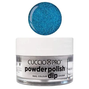 Cuccio Pro Powder Polish - Nail Dip System - Deep Blue Glitter 45g