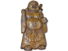 Buddha stehend 30cm  Holzbuddha Buddha aus Holz buddhistische Holzfigur