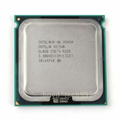 Intel Xeon X5450 CPU Quad-Core 3GHz 12M 1333 SLASB LGA771 Processor - Image 1 of 2