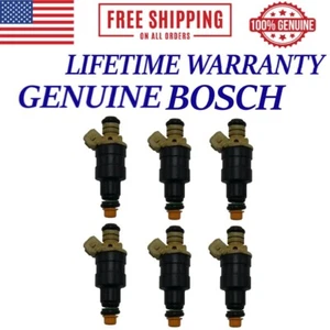 NEW OEM 6X Bosch Fuel Injectors Fits 1987-1993 Jaguar Vanden Plas XJ6 XJS - Picture 1 of 7