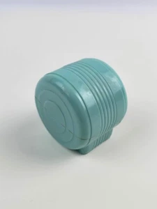 Scatola anello doppio piccolo blu bambino vintage rotonda conchiglia bufalo NY - taglia 7 e meno - Foto 1 di 12