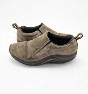 Zapatos de gamuza ahumado marrón sin cordones Merrell Jungle Moc para hombre talla 10,5 - Imagen 1 de 7