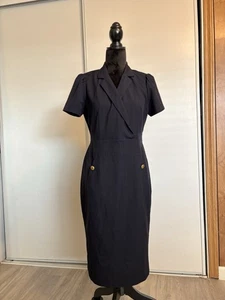 Sailor Dress Women’s Size 4 Navy Classic Jackie O Formal Military Event Wedding - Picture 1 of 7