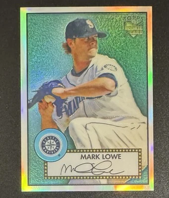 Mark Lowe 2006 Topps 52 ROOKIE Refractor /552 #TCRC30 - Seattle Mariners - Image 1 of 2