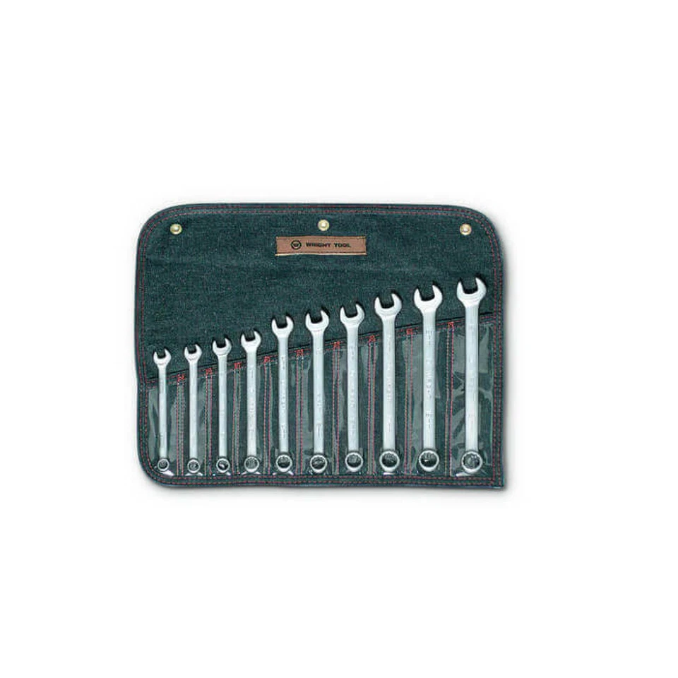 Wright Tool 751 Metric Combination Wrench Set 10mm - 19mm 2 Missing