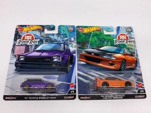 Set 2 Hot Wheels '81 Toyota Starlet KP61 - '98 Subaru Imprenza 22B-STi Versione - Foto 1 di 3