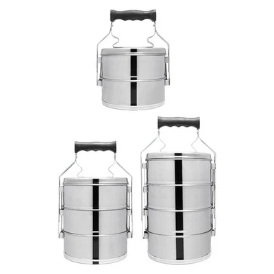 Contenitori per alimenti in acciaio inossidabile per il pranzo, la pesca, - Immagine 1 di 2