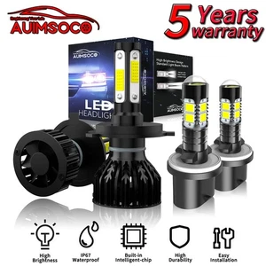For Hyundai Tucson 2010-2013 Combo 9003 880 LED Headlight Bulbs Hi/Lo Fog Beam - Picture 1 of 14