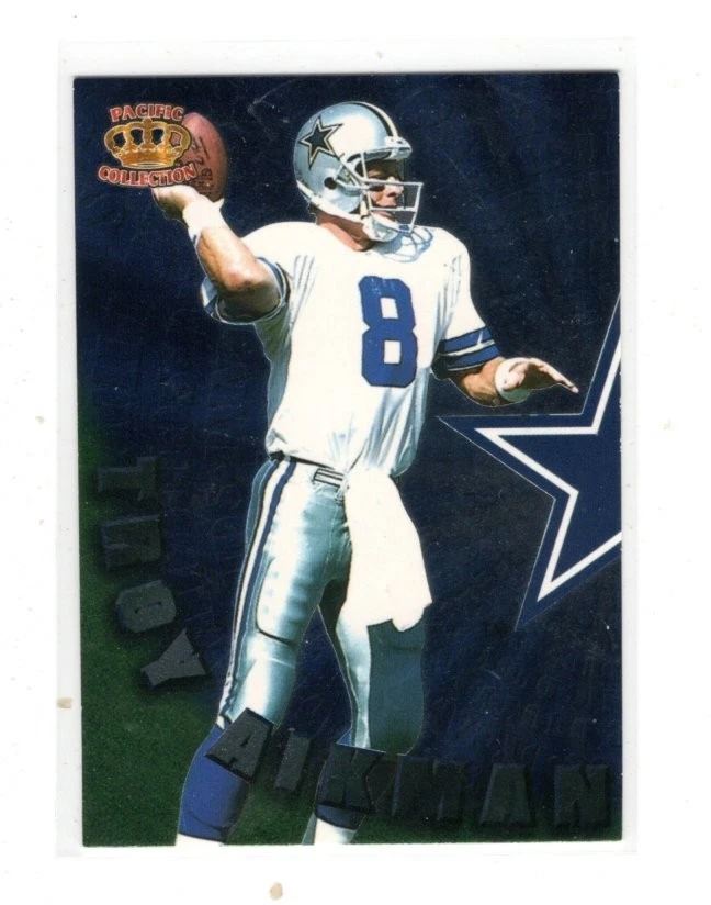 Pacific Dynagon Dynamic Duos 1996 #DD-1 Troy Aikman inserto casi nuevo-como nuevo Foto 1 de 1