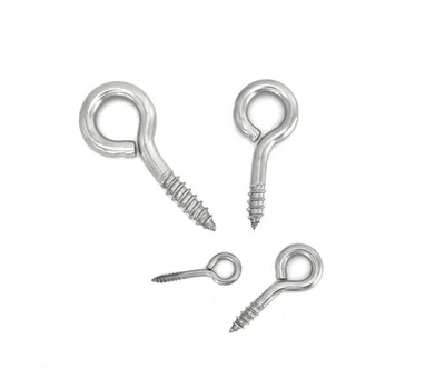 DER ANSCHRAUBLADEN Ösenschraube Ringschraube Augenschraube Holzgewinde Edelstahl A2 rostfr Ø3 - 6mm