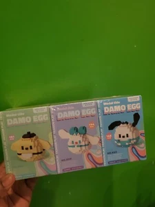 Building Blocks Damo Egg Building Bricks - Hello Kitty & Friends lot of 6 - Picture 1 of 2