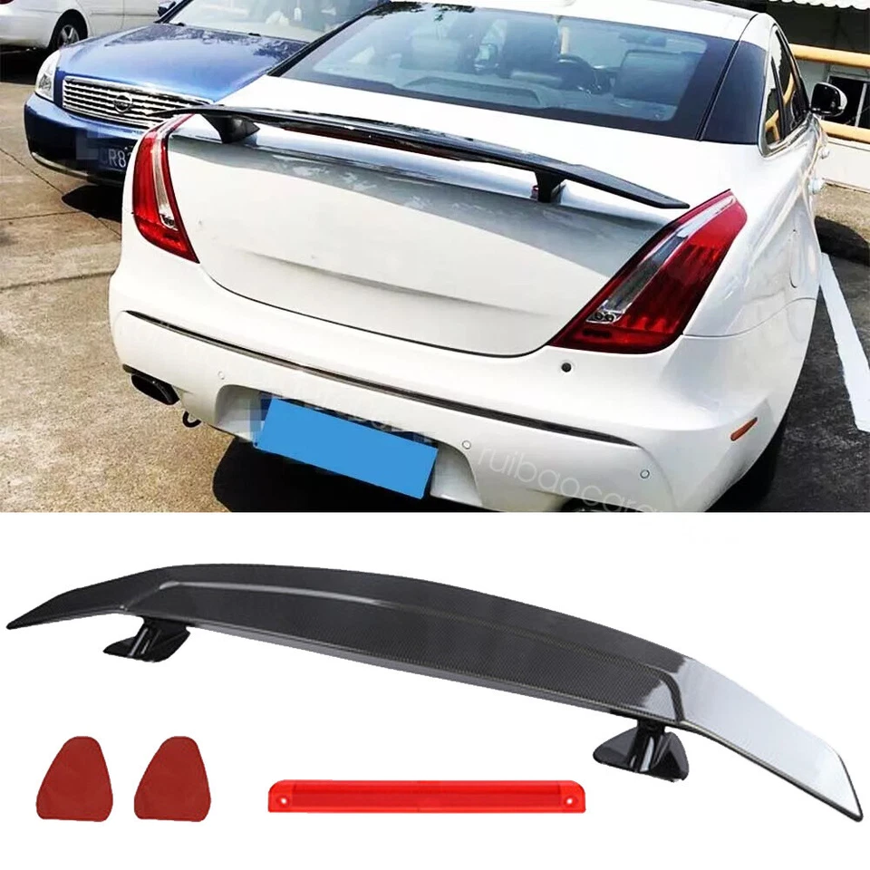 46inches Rear Trunk Spoiler GT Style Racing Wing Lip CArbon Style For Jaguar XJ Foto 1 de 4