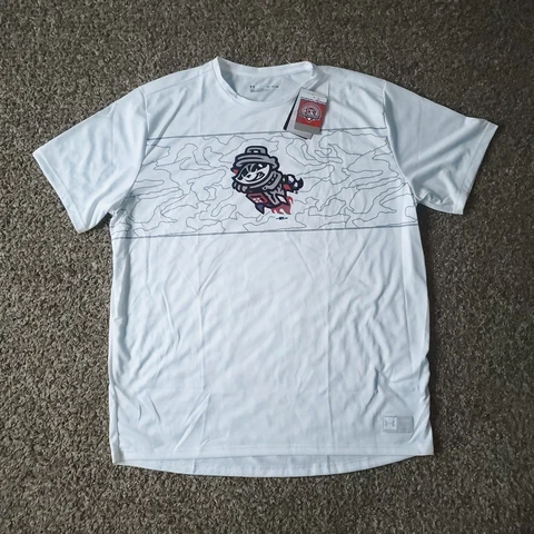 NWT Rocket City Trash Pandas MiLB Under Armour Wicking Loose T-Shirt X-Large Cover