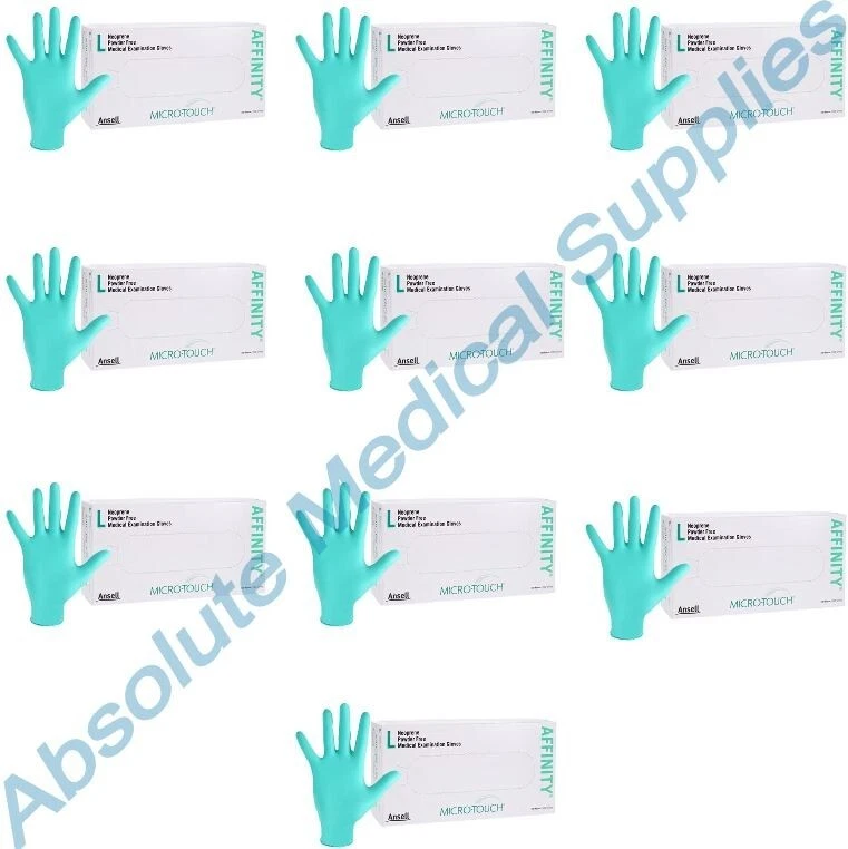 Ansell Perry 3773 Micro-Touch Affinity Neoprene Gloves Large 100/Bx