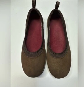 MERRELL Womens Brown SuedeSport Ballet Flats Loafers Shoes Size 9 - Picture 1 of 9