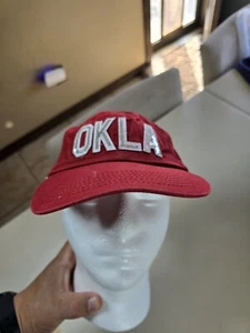 OU Oklahoma Sooners Hat TOW Adjustable Women Crimson Sequin Bling Authentic OKLA - Picture 1 of 5