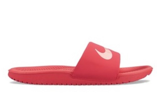 Girls Nike Kawa Slide Sandal Pink Coral