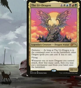The Ur-Dragon Commander Deck EDH DRAGONS Pre-built MTG Ready-to-Play Secret Lair - Picture 1 of 12