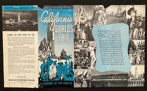 Feria Mundial de California, un concurso del Pacífico folleto San Francisco (1940) - Imagen 1 de 2