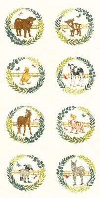 MODA BRAND NEW Willow's Farm Panel 24" x 45" - Image 1 of 3