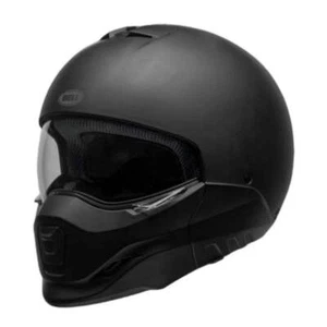Bell Broozer Motorbike Motorcycle Helmet Matte Black - Picture 1 of 16