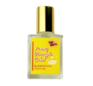 Sugar Milk Co DELICIOSO PASTEL DE PIÑA Aceite de Perfume Roll-On 10 ml ROLLERBALL Gourmand - Imagen 1 de 5