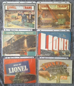 LOTE DE 26 ~ CATÁLOGOS DE TRENES DE JUGUETE ELÉCTRICOS LIONEL ~ 1924 - 1959 - Imagen 1 de 5