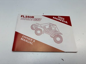 NOS 1985 Honda FL350R Odyssey 350 Genuine OEM Owners Owner's Manual Book - Picture 1 of 13