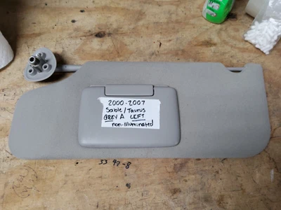 2000-2007 Ford Taurus Mercury Sable Driver Left NÃO ILUMINADO Sunvisor OE GR A - Imagem 1 de 4