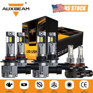 For Toyota Camry 2002-2006 AUXBEAM Canbus LED Headlight High Low Fog Light Bulbs - Picture 1 of 16