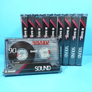 🙈 10x BASF SOUND I 90 * IEC I Tipo 1 * Cassettes кассеты * 1998 🔝 - Imagen 1 de 20