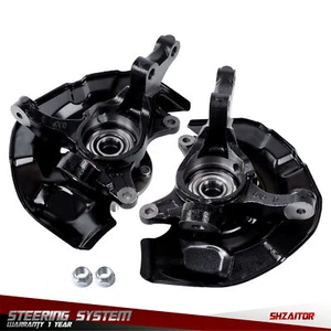 Front Steering Knuckles & Wheel Hub Bearings Set For Toyota Camry 2.5L 3.5L New - Picture 1 of 12