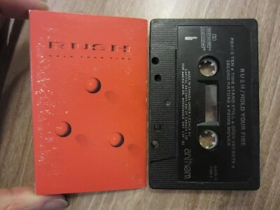 RUSH '87 canadian ANTHEM cassette HOLD YOUR FIRE album tested TAPE - Image 1 of 4