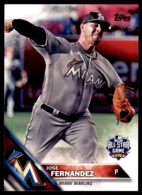 2016 Topps Update Jose Fernandez Miami Marlins #US223 2095 - Image 1 of 2